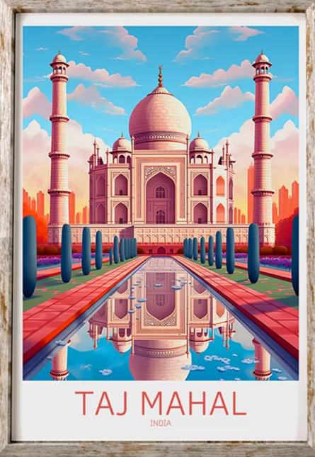 Taj Mahal - Un Symbole d'Amour Éternel