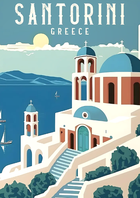 Santorin - Perle des Cyclades