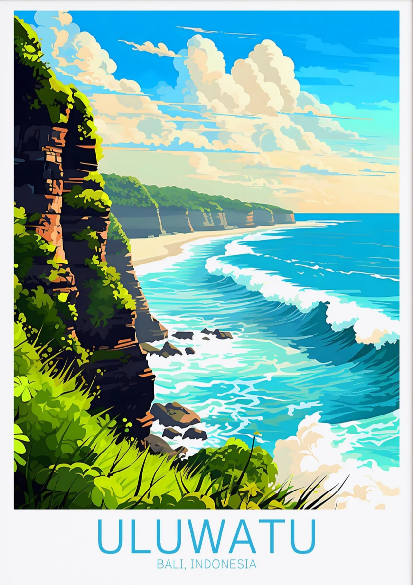 Uluwatu, Bali - Falaises majestueuses et vagues mythiques