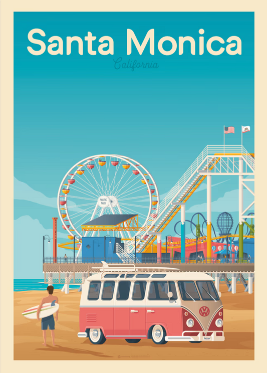 Santa Monica - Entre Océan et Effervescence Californienne